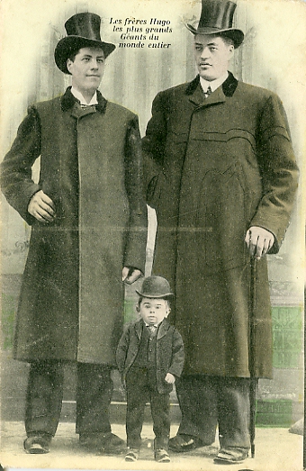 Les deux frères Hugo avec Little Adrien.