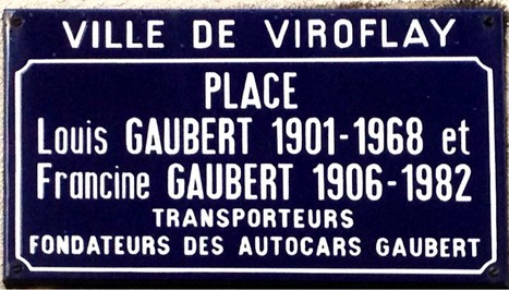 Plaque au 10-12 Bd de la Libération, à Viroflay, en 2014. (photo part.)