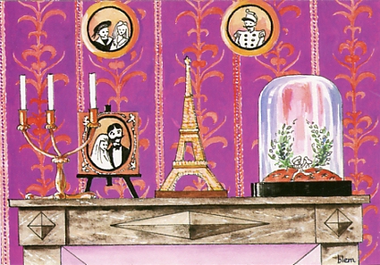 Levallois-Perret 1889-1989 : Centenaire de la Tour Eiffel. Création BLEM. Ed. Club des Créateurs et Cartophiles Contemporains, CPM d’une série M16/37