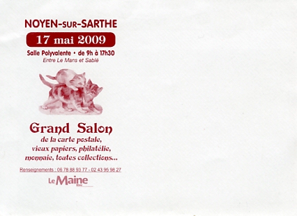 Annonce du salon de Noyen-sur-Sarthe, 17 mai 2009