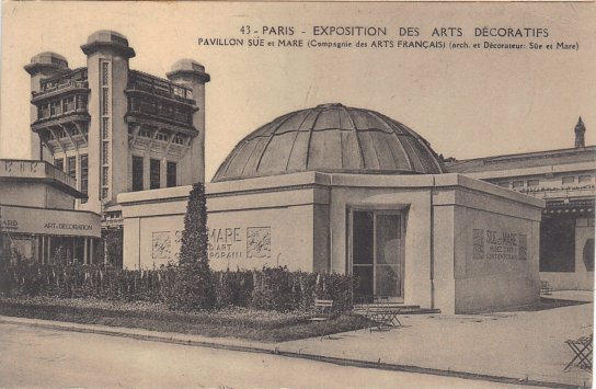43-PARIS-EXPO INTERNATIONALE DES ARTS DECORATIFS - Pavillon Louis Se et Andr Mare.  Editeur A.P.
