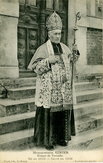 Mgr Gibier, évêque de Versailles
