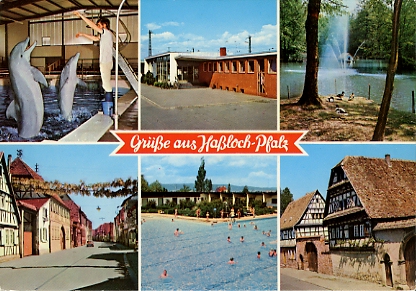 Multi-vues de Holiday Park. CPM n° 143, éditeur Otto Jaenecke, 6700 Ludgwigshafen/Rhein. (Carte non circulée années 90. (coll. part.)