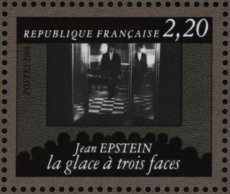 YT2438 - 1986 - Cinquantenaire de la Cinémathèque française. Jean Epstein dans le Miroir à deux faces