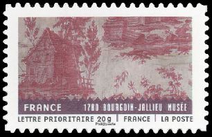 Tissus du monde - FRANCE - 1780 Toile de Jouy Musée de Bourgoin-Jallieu