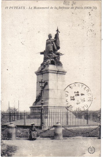 La statue au début du XXème siècle. Coll. part.