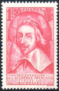 Richelieu, fondateur de l’Académie française.