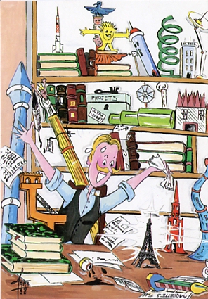 Levallois-Perret 1889-1989 : Centenaire de la Tour Eiffel. Création Robert FARABOZ. Ed. Club des Créateurs et Cartophiles Contemporains, CPM d’une série M06/37