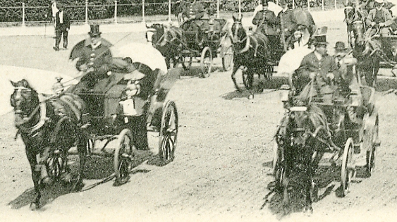 Affluence de calèches sur l’avenue du Bois, qui deviendra l’avenue Foch.