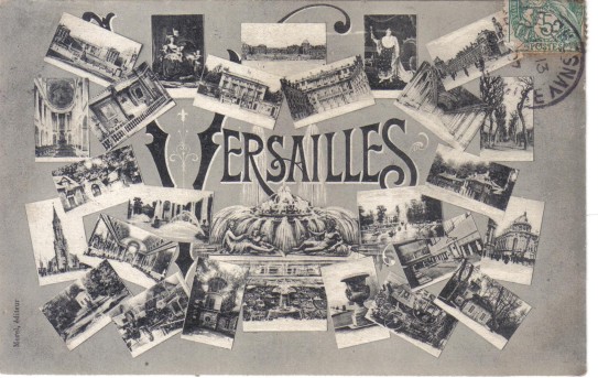Nombreuses miniatures sur CPA circulée en 1907. Morel Editeur. Coll. part.
