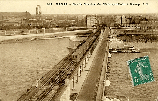 Viaduc de Passy, à Paris.