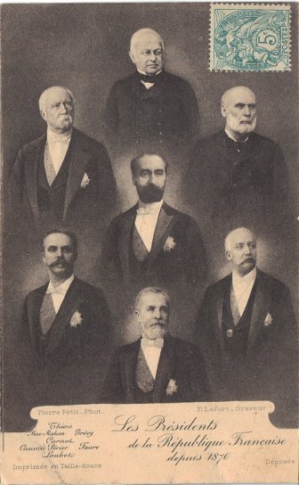 Présidents de la IIIe République, de Thiers à Loubet